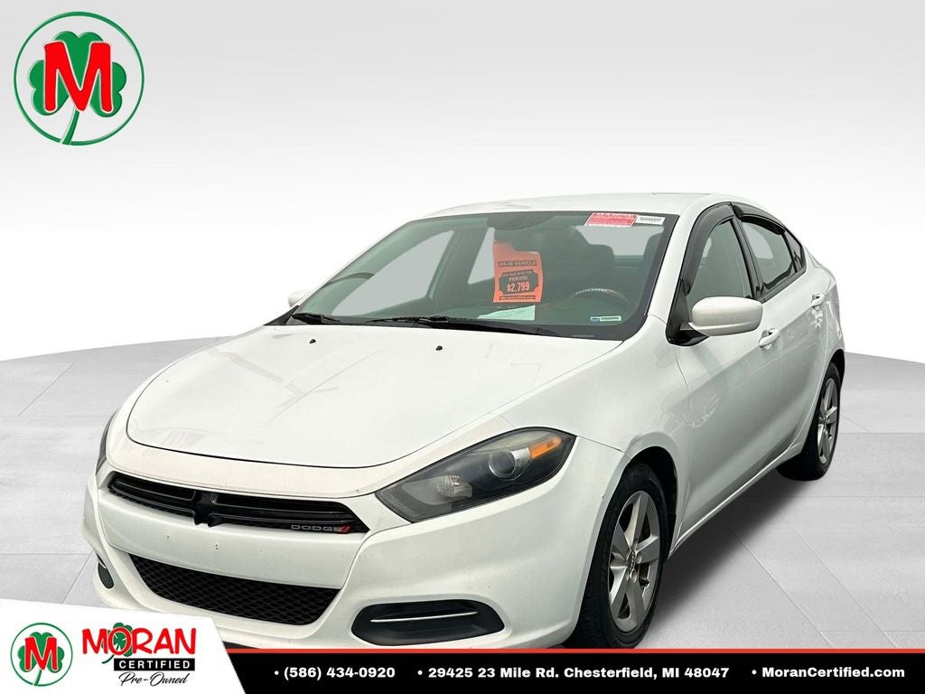 2016 Dodge Dart SXT in Bright White Clearcoat — front three-quarter view