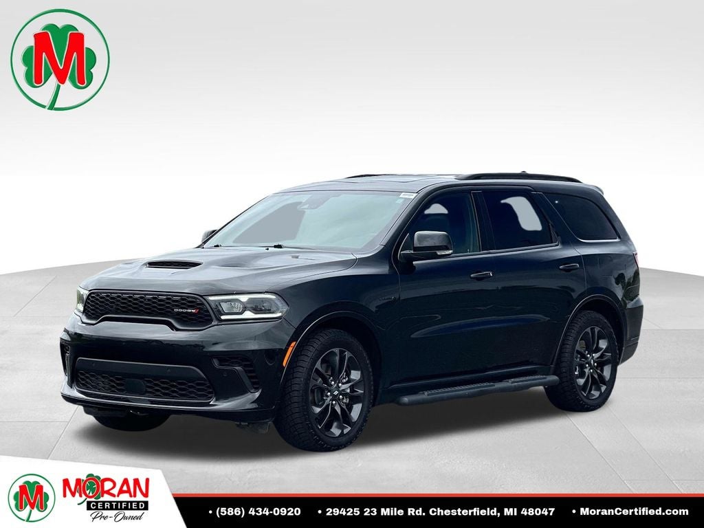 2024 Dodge Durango R/T Plus in Black — front three-quarter view