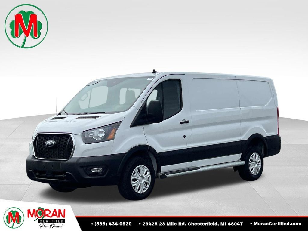 2025 Ford Transit-250 Base in Oxford White — front three-quarter view