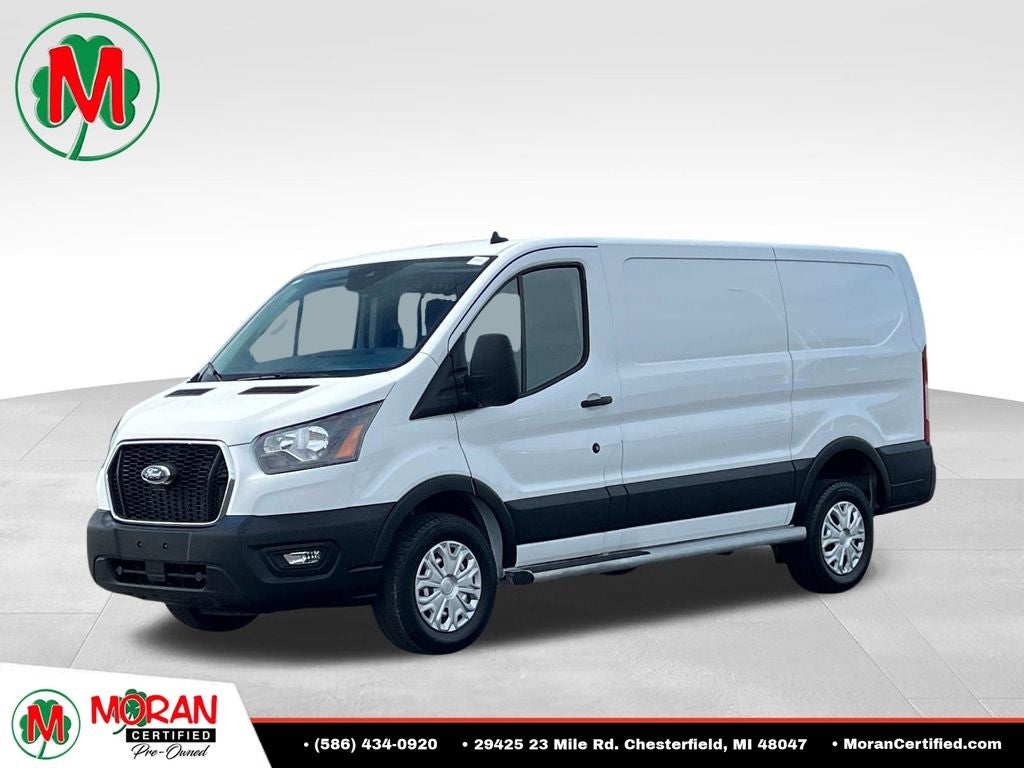 2025 Ford Transit-250 Base in Oxford White — front three-quarter view
