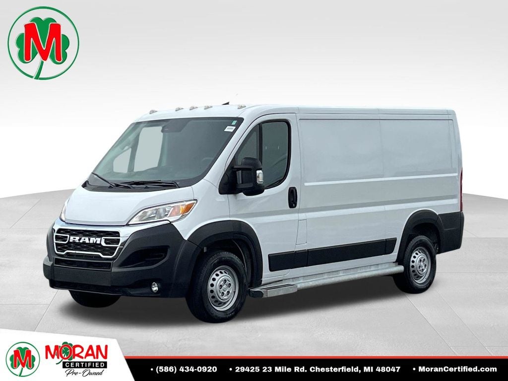 2025 RAM ProMaster 2500 Base in Bright White Clearcoat — front three-quarter view