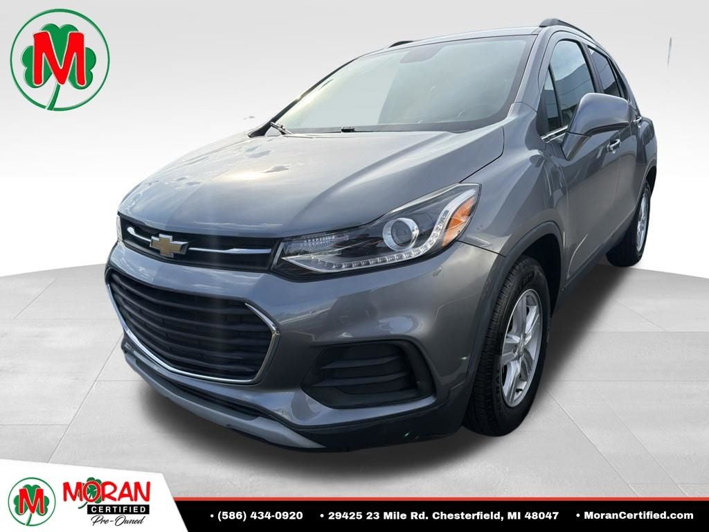2020 Chevrolet Trax LT in Steel Metallic — front three-quarter view