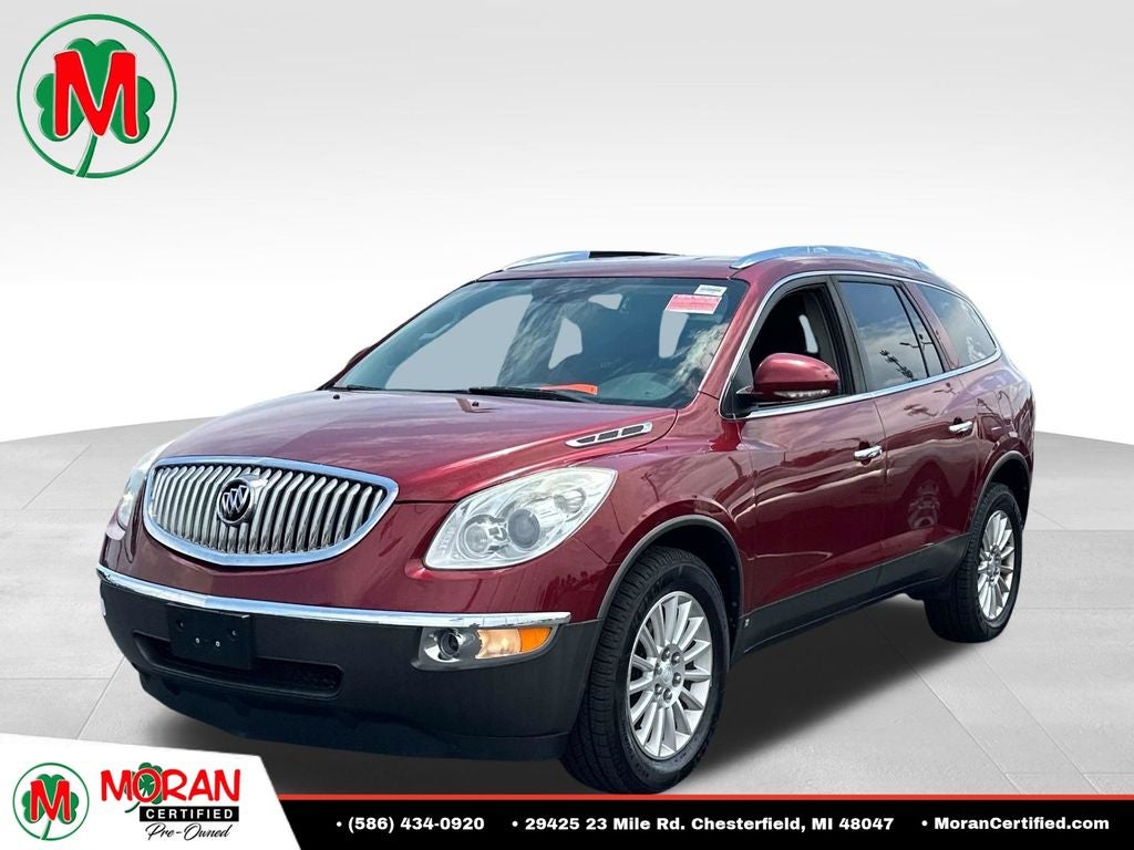 2010 Buick Enclave CX in Maroon — front three-quarter view